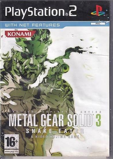 Metal Gear Solid 3 Snake Eater - PS2 (B Grade) (Genbrug)